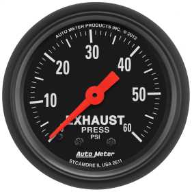 Z-Series™ Exhaust Pressure Gauge